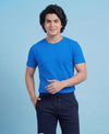 T.T. Men’s Cotton Blend | Solid Round Neck T-Shirt & Regular Fit Shorts | Casual Co-ord Set for Men
