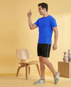 T.T. Men’s Cotton Blend | Solid Round Neck T-Shirt & Regular Fit Shorts | Casual Co-ord Set for Men