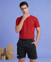 T.T. Men’s Cotton Blend | Solid Round Neck T-Shirt & Regular Fit Shorts | Casual Co-ord Set for Men