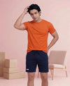T.T. Men’s Cotton Blend | Solid Round Neck T-Shirt & Regular Fit Shorts | Casual Co-ord Set for Men