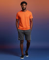 T.T. Men’s Cotton Blend | Solid Round Neck T-Shirt & Regular Fit Shorts | Casual Co-ord Set for Men