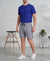 T.T. Men’s Cotton Blend | Solid Round Neck T-Shirt & Regular Fit Shorts | Casual Co-ord Set for Men