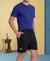 T.T. Men’s Cotton Blend | Solid Round Neck T-Shirt & Regular Fit Shorts | Casual Co-ord Set for Men