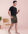 T.T. Men’s Cotton Blend | Solid Round Neck T-Shirt & Regular Fit Shorts | Casual Co-ord Set for Men