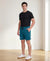 T.T. Men’s Cotton Blend | Solid Round Neck T-Shirt & Regular Fit Shorts | Casual Co-ord Set for Men