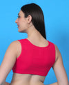 T.T. Women|Ribbed Crop Top|Sleeveless Round Neck Slim Fit Aesthetic Streetwear Top|Stretchable Cotton Fabric|Tshirt|Top||Pink