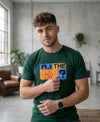 T.T. Men|Graphics Printed Tshirts For Men|Eco Friendly Fabric|Round Neck|Half Sleeves|Cotton Blended Tees For Men|Regular Fit|Big Print|Olive