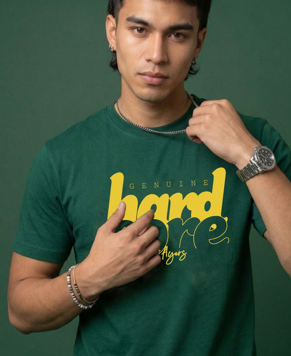 T.T. Men|Graphics Printed Tshirts For Men|Eco Friendly Fabric|Round Neck|Half Sleeves|Cotton Blended Tees For Men|Regular Fit|Big Print|Olive