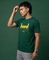 T.T. Men|Graphics Printed Tshirts For Men|Eco Friendly Fabric|Round Neck|Half Sleeves|Cotton Blended Tees For Men|Regular Fit|Big Print|Olive