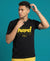 T.T. Men|Graphics Printed Tshirts For Men|Eco Friendly Fabric|Round Neck|Half Sleeves|Cotton Blended Tees For Men|Regular Fit|Big Print|Black