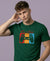 T.T. Men|Graphics Printed Tshirts For Men|Eco Friendly Fabric|Round Neck|Half Sleeves|Cotton Blended Tees For Men|Regular Fit|Big Print|Olive