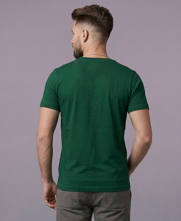 T.T. Men|Graphics Printed Tshirts For Men|Eco Friendly Fabric|Round Neck|Half Sleeves|Cotton Blended Tees For Men|Regular Fit|Big Print|Olive
