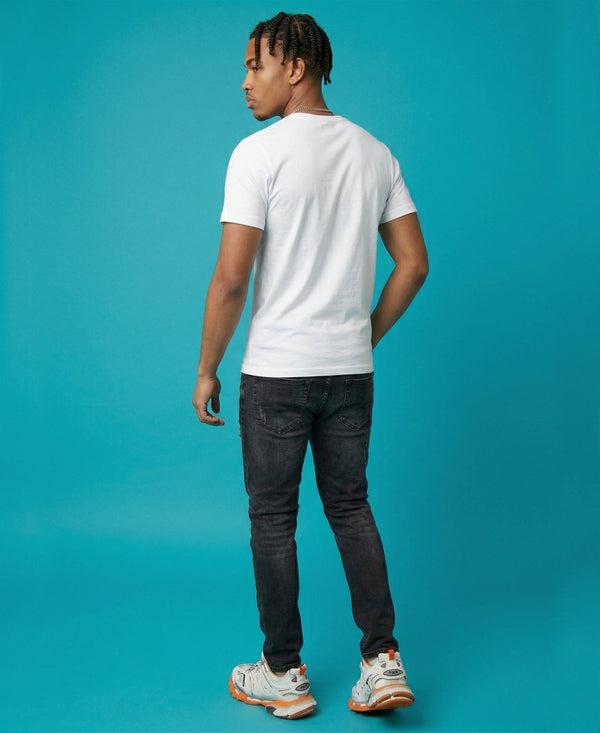 T.T. Men|Graphics Printed Tshirts For Men|Eco Friendly Fabric|Round Neck|Half Sleeves|Cotton Blended Tees For Men|Regular Fit|Big Print|White