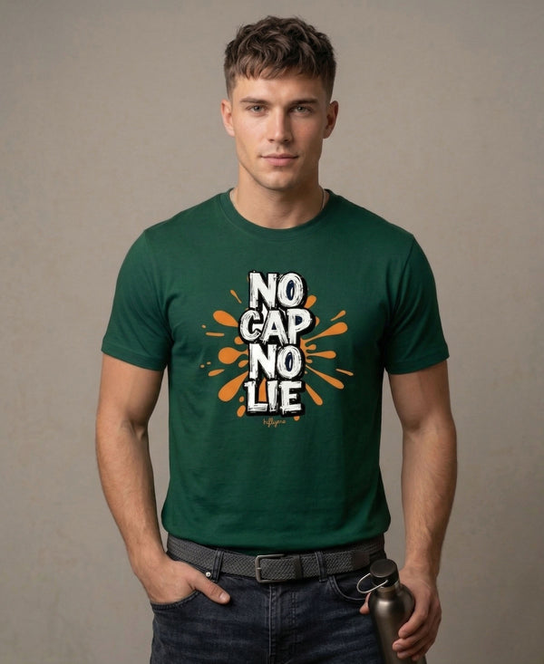 T.T. Men|Graphics Printed Tshirts For Men|Eco Friendly Fabric|Round Neck|Half Sleeves|Cotton Blended Tees For Men|Regular Fit|Big Print|Olive