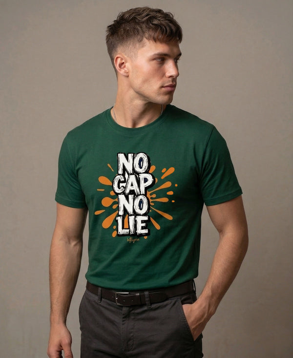 T.T. Men|Graphics Printed Tshirts For Men|Eco Friendly Fabric|Round Neck|Half Sleeves|Cotton Blended Tees For Men|Regular Fit|Big Print|Olive