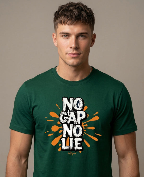 T.T. Men|Graphics Printed Tshirts For Men|Eco Friendly Fabric|Round Neck|Half Sleeves|Cotton Blended Tees For Men|Regular Fit|Big Print|Olive