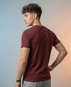 T.T. Men|Graphics Printed Tshirts For Men|Eco Friendly Fabric|Round Neck|Half Sleeves|Cotton Blended Tees For Men|Regular Fit|Big Print|Maroon