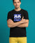 T.T. Men|Graphics Printed Tshirts For Men|Eco Friendly Fabric|Round Neck|Half Sleeves|Cotton Blended Tees For Men|Regular Fit|Big Print|Black