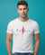 T.T. Men|Graphics Printed Tshirts For Men|Eco Friendly Fabric|Round Neck|Half Sleeves|Cotton Blended Tees For Men|Regular Fit|Big Print|White