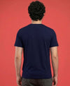 T.T. Men|Graphics Printed Tshirts For Men|Eco Friendly Fabric|Round Neck|Half Sleeves|Cotton Blended Tees For Men|Regular Fit|Big Print|Navy