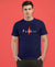 T.T. Men|Graphics Printed Tshirts For Men|Eco Friendly Fabric|Round Neck|Half Sleeves|Cotton Blended Tees For Men|Regular Fit|Big Print|Navy