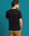 T.T. Men|Graphics Printed Tshirts For Men|Eco Friendly Fabric|Round Neck|Half Sleeves|Cotton Blended Tees For Men|Regular Fit|Big Print|Black