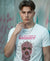T.T. Men|Graphics Printed Tshirts For Men|Eco Friendly Fabric|Round Neck|Half Sleeves|Cotton Blended Tees For Men|Regular Fit|Big Print|White