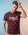 T.T. Men|Graphics Printed Tshirts For Men|Eco Friendly Fabric|Round Neck|Half Sleeves|Cotton Blended Tees For Men|Regular Fit|Big Print|Maroon
