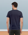 T.T. Men|Graphics Printed Tshirts For Men|Eco Friendly Fabric|Round Neck|Half Sleeves|Cotton Blended Tees For Men|Regular Fit|Big Print|Navy