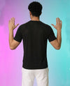 T.T. Men|Graphics Printed Tshirts For Men|Eco Friendly Fabric|Round Neck|Half Sleeves|Cotton Blended Tees For Men|Regular Fit|Big Print|Black
