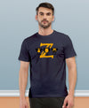 T.T. Men|Graphics Printed Tshirts For Men|Eco Friendly Fabric|Round Neck|Half Sleeves|Cotton Blended Tees For Men|Regular Fit|Big Print|Navy