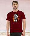 T.T. Men|Graphics Printed Tshirts For Men|Eco Friendly Fabric|Round Neck|Half Sleeves|Cotton Blended Tees For Men|Regular Fit|Big Print|Maroon