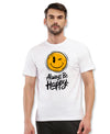 T.T. Men|Graphics Printed Tshirts For Men|Eco Friendly Fabric|Round Neck|Half Sleeves|Cotton Blended Tees For Men|Regular Fit|Big Print|White
