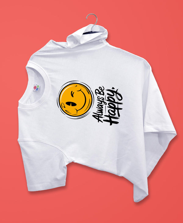 T.T. Men|Graphics Printed Tshirts For Men|Eco Friendly Fabric|Round Neck|Half Sleeves|Cotton Blended Tees For Men|Regular Fit|Big Print|White