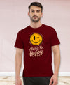 T.T. Men|Graphics Printed Tshirts For Men|Eco Friendly Fabric|Round Neck|Half Sleeves|Cotton Blended Tees For Men|Regular Fit|Big Print|Maroon