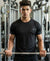 T.T. Men Dri-Fit Polyester Dot- Knit Fabric Round Neck TeesBlack