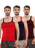 T.T. Men|Desire Premium|Pure Cotton|Rib Gym Vest|Breathable, Soft & Stretchable Innerwear For Men | Gym, Sports & Daily Wear|Pack Of 3|Maroon,Navy,Red