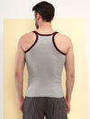 T.T. Men|Desire Premium Gym Vest|Pure Cotton|Rib Fabric|Moisture-Wicking, Breathable & Stretchable Sleeveless Undershirt| Ideal For Gym, Sports & Daily Wear|Pack Of 1|Grey