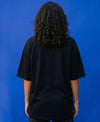T.T. Women Oversized Fit Cotton Round Neck Tees Black