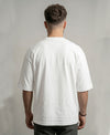 T.T. Men Oversized Fit Cotton Round Neck Tees White