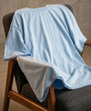 T.T. Women Oversized Fit Cotton Round Neck Tees Blue