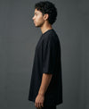 T.T. Men Oversized Fit Cotton Round Neck Tees Black