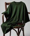 T.T. Men Oversized Fit Cotton Round Neck Tees Green
