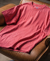 T.T. Men Oversized Fit Cotton Round Neck Tees Pink