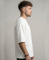 T.T. Men Oversized Fit Cotton Round Neck Tees White