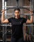 T.T. Women Dri-Fit Polyester Dot- Knit Fabric Round Neck TeesBlack