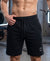 T.T. Men Regular Fit Cotton Bermuda Short With Rib Band | Side Pocket |Pack Of 1-Black