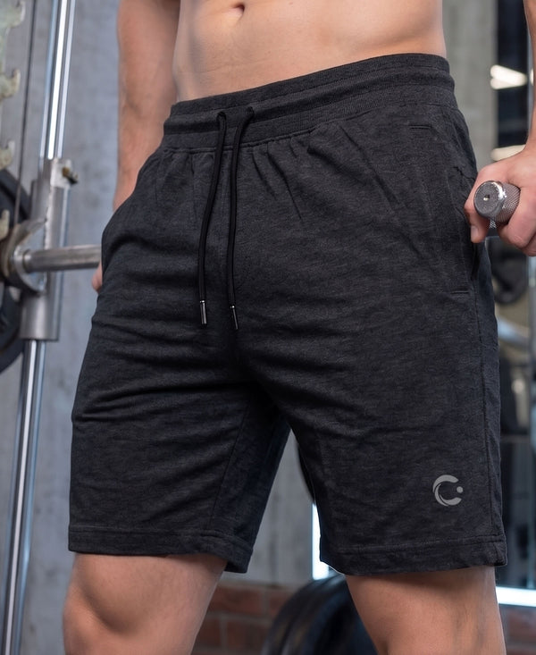 T.T. Men Regular Fit Cotton Bermuda Short With Rib Band | Side Pocket |Pack Of 1-Anthra
