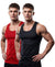 T.T. Men|Desire Premium Gym Vest|Pure Cotton|Rib Fabric|Moisture-Wicking, Breathable & Stretchable Sleeveless Undershirt| Ideal For Gym, Sports & Daily Wear|Pack Of 2|Black,Red
