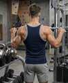T.T. Men|Titanic Premium Gym Vest|Pure Cotton|Rib Fabric|Moisture-Wicking, Breathable & Stretchable Sleeveless Undershirt| Ideal For Gym, Sports & Daily Wear|Pack Of 1|Navy